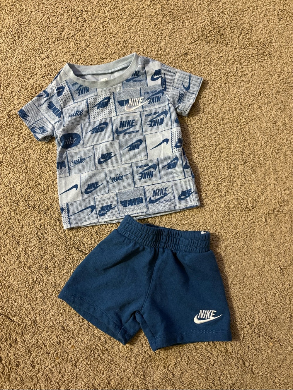 Toddler Nike Blue Short Set